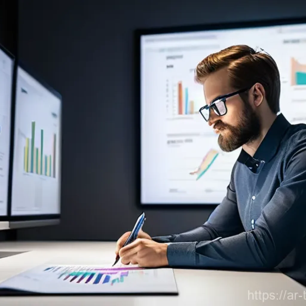 시계열 분석을 위한 Pandas 활용법 - **Prompt 1: Focused Data Scientist in a Modern Office**
    A young, intelligent data scientist, app...